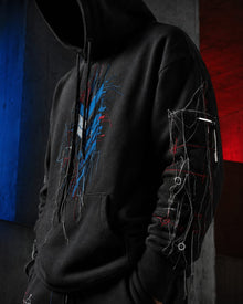 PARVANO Embroidered Fleece Hoodie — product image 2